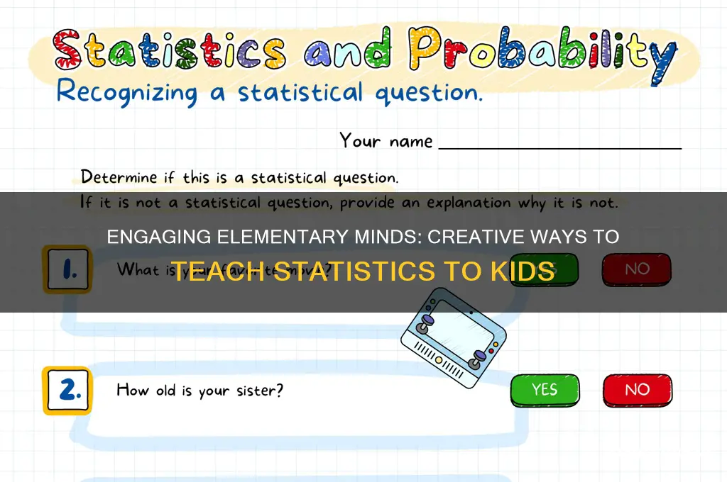 how to teach statistics to elementary students