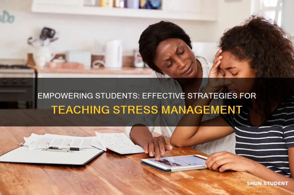 how to teach stress management to students
