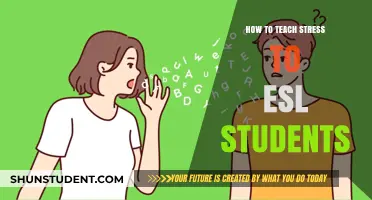 Teaching Stress in ESL: Effective Strategies for Pronunciation Mastery