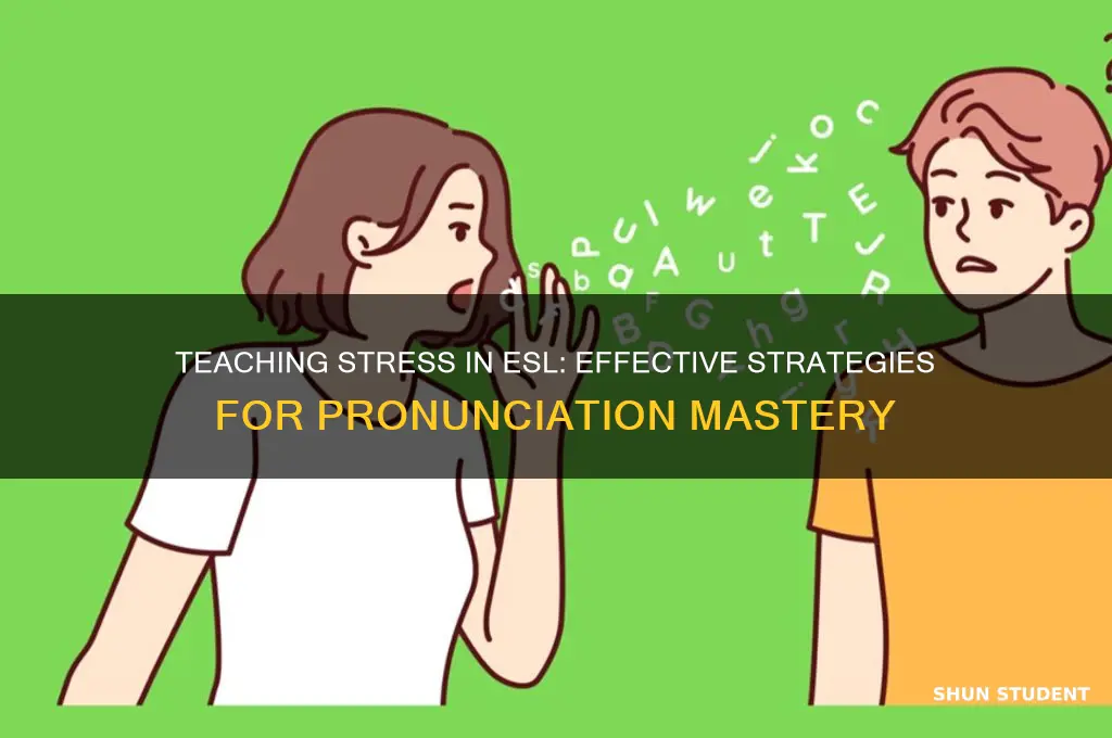 how to teach stress to esl students