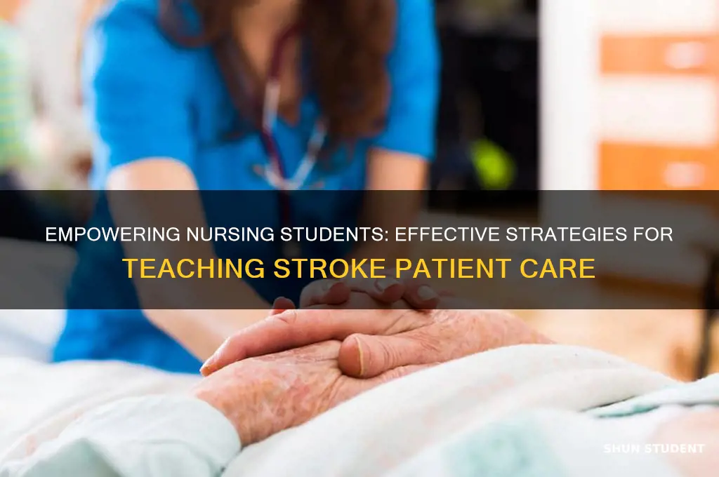 how to teach stroke patient care to nursing students