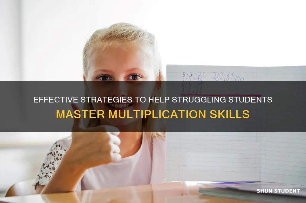 how to teach struggling students multiplication