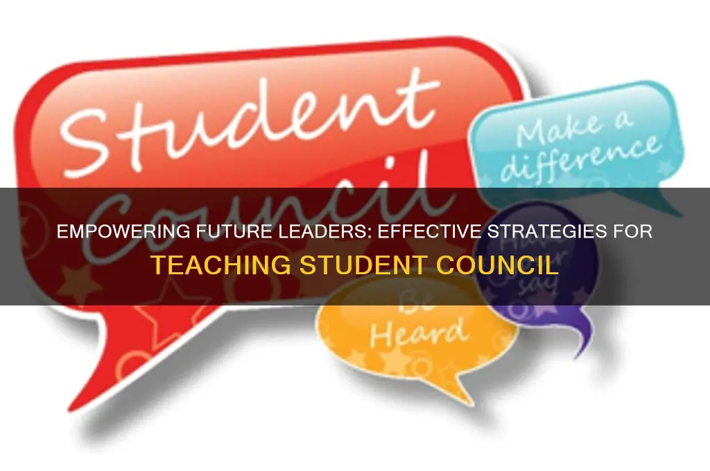 how to teach student council
