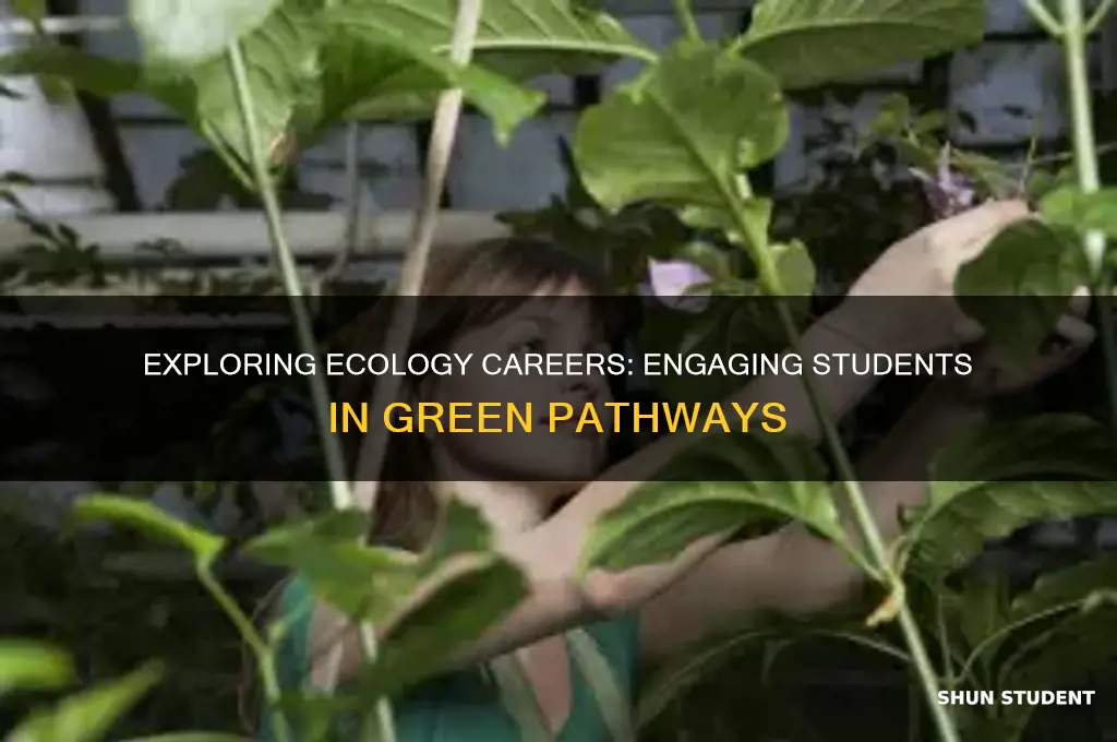 how to teach students about careers in ecolgoy