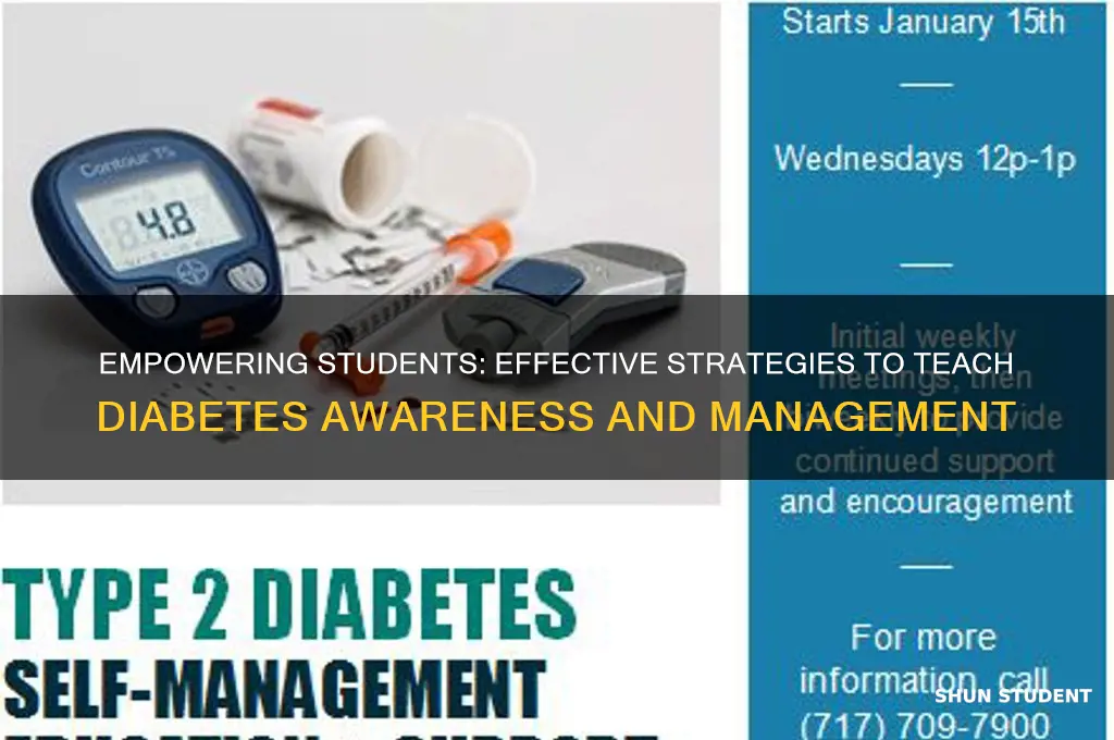 how to teach students about diabetes