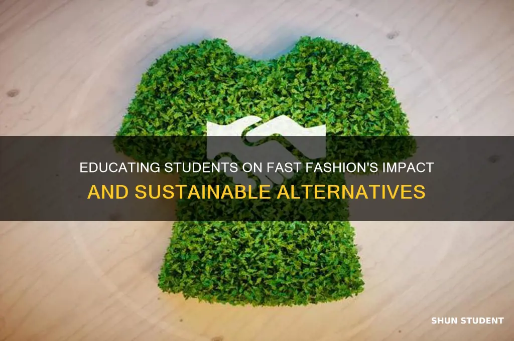 how to teach students about fast fashion