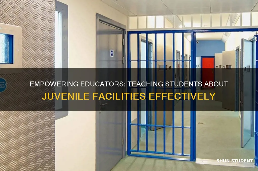 how to teach students about juvenile facilities