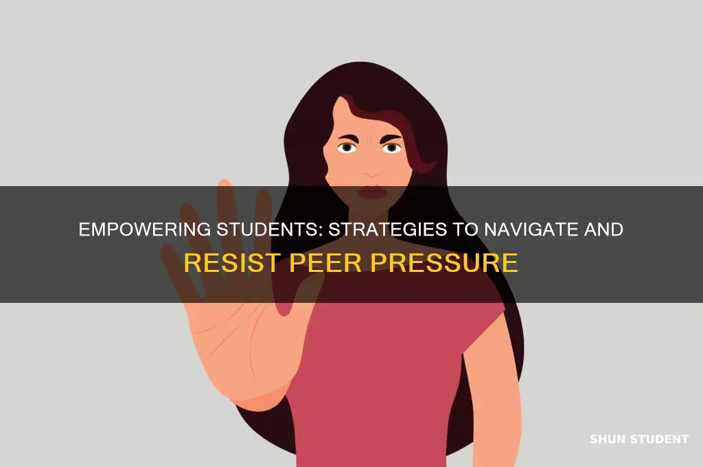 how to teach students about peer pressure