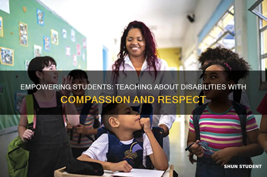 how to teach students about people wth dsiabiltieis