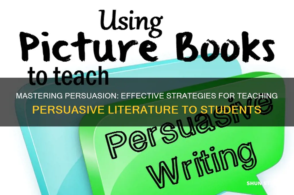 how to teach students about persuasive literature