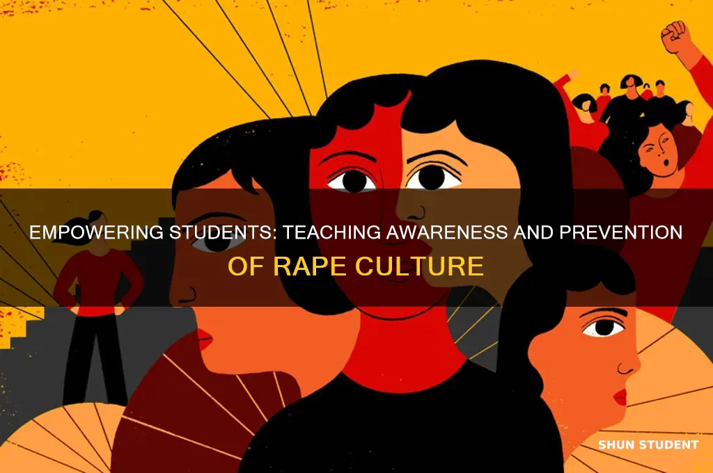 how to teach students about rape culture