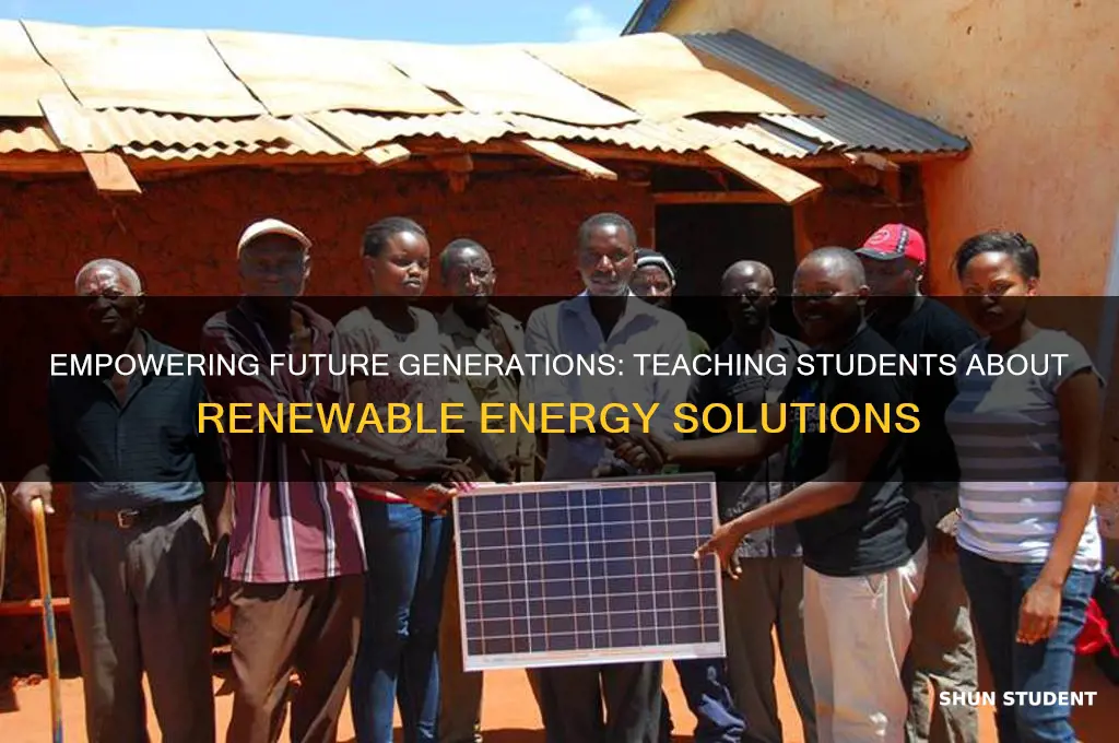 how to teach students about renewable energy