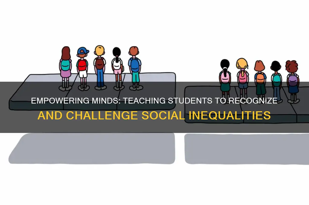 how to teach students about social inequalities