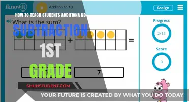 Mastering Math: Fun Ways to Teach 1st Graders Addition & Subtraction