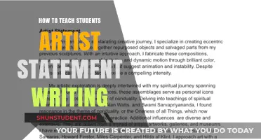 Mastering Artist Statements: A Guide for Teachers and Students
