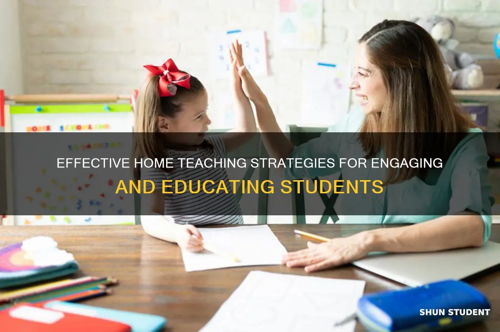how to teach students at home
