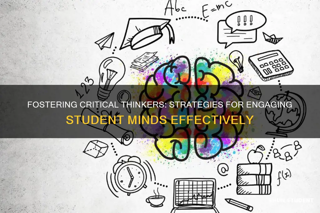 how to teach students critical thinking