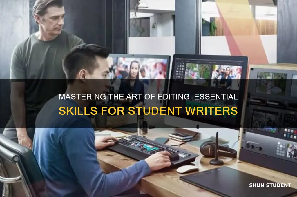 how to teach students editing skills