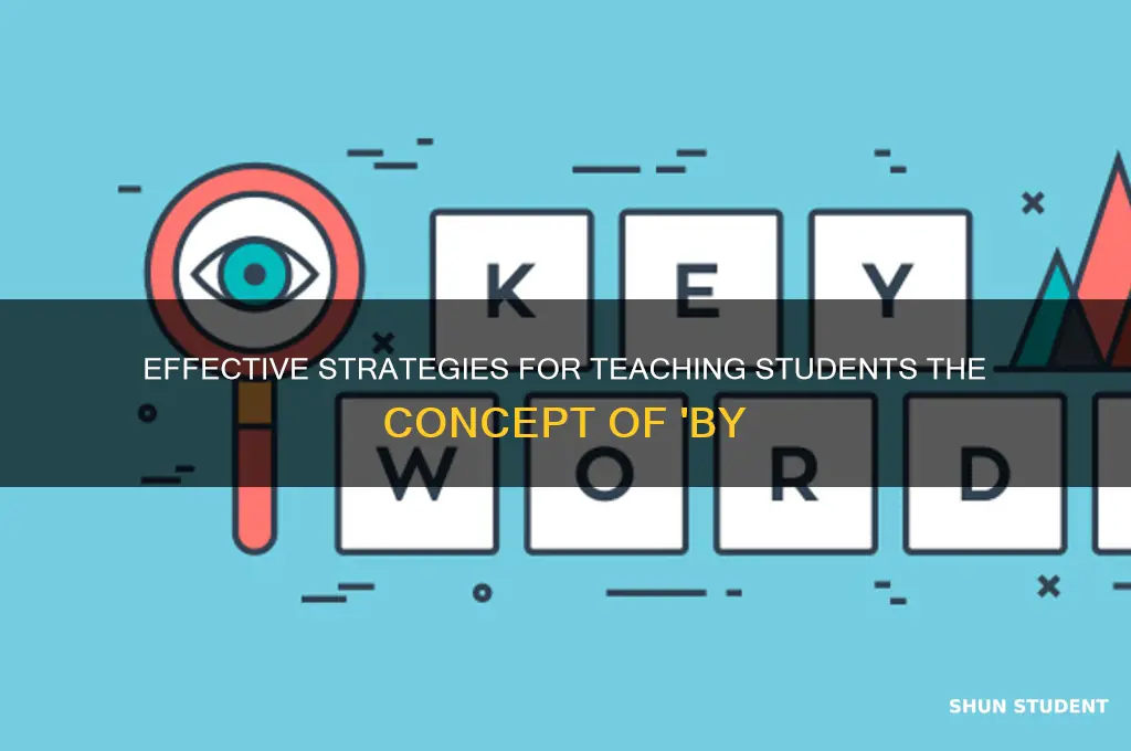 how to teach students for by