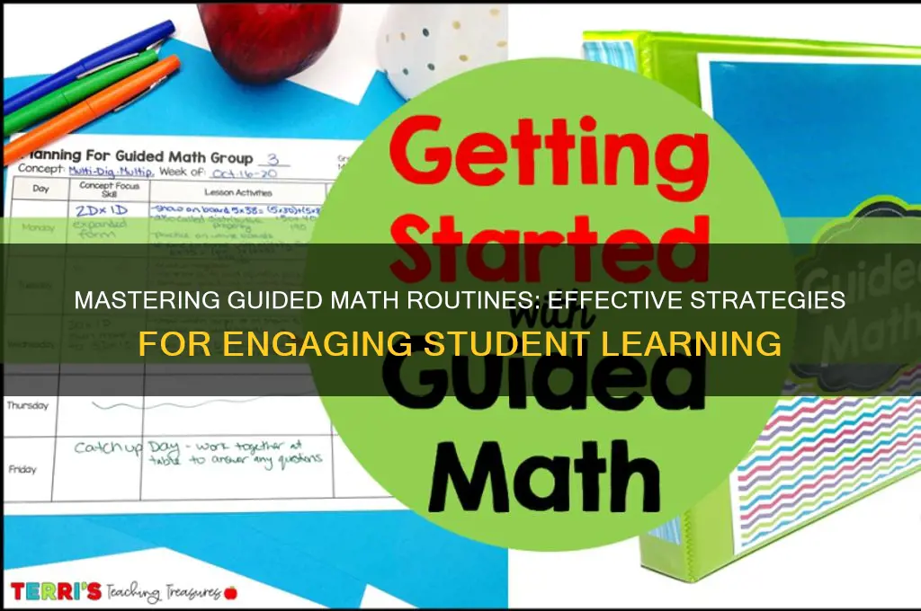 how to teach students guided math routines