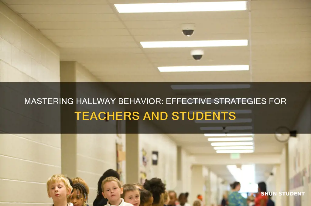 how to teach students hallway behaior