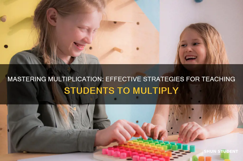 how to teach students how to multiply