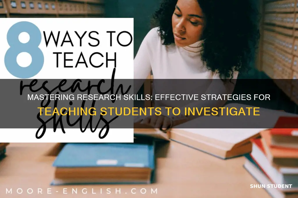 how to teach students how to research