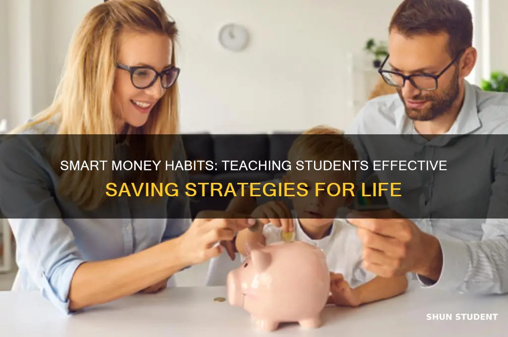 how to teach students how to save money