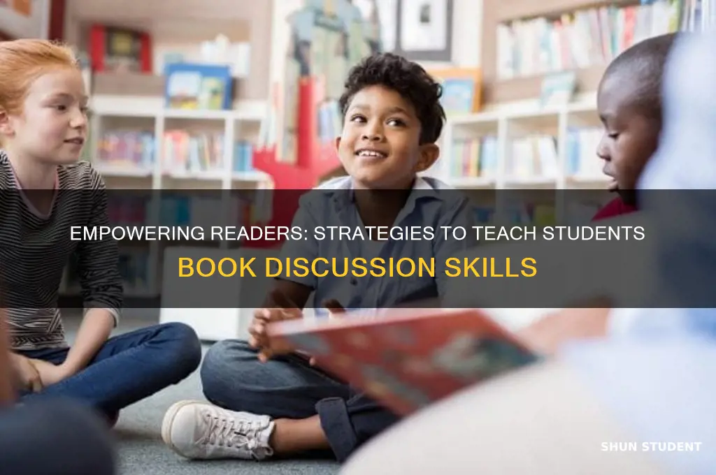 how to teach students how to talk about books
