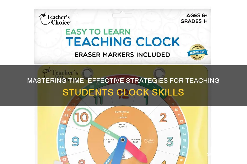 how to teach students how to tell time