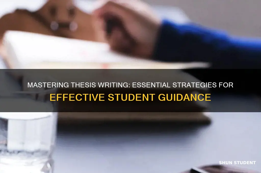 how to teach students how to write a thesis statement