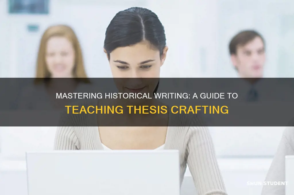 how to teach students how to write history theisis