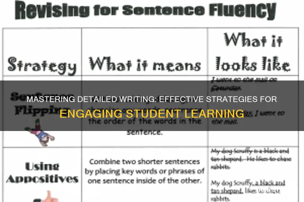how to teach students how to write in detail