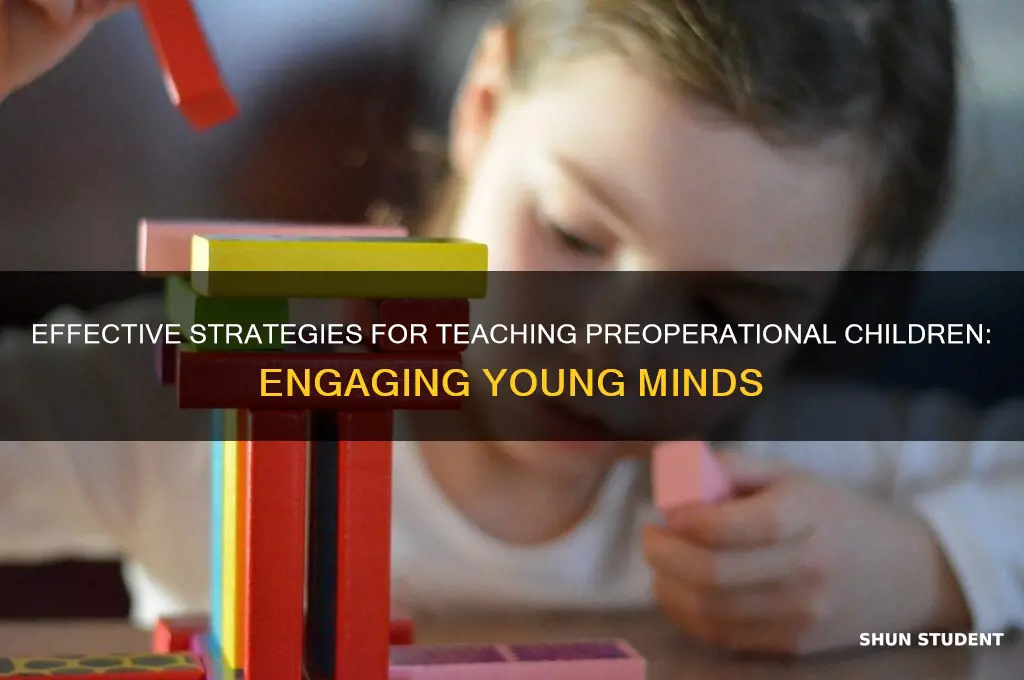how to teach students in the preoperational child