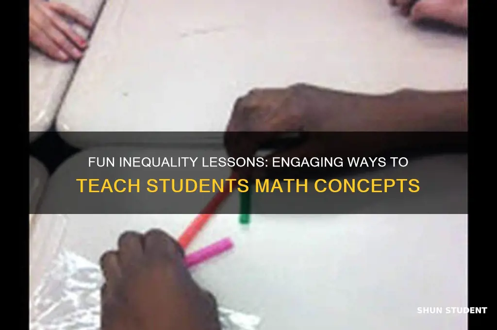 how to teach students inequalities in a fun way