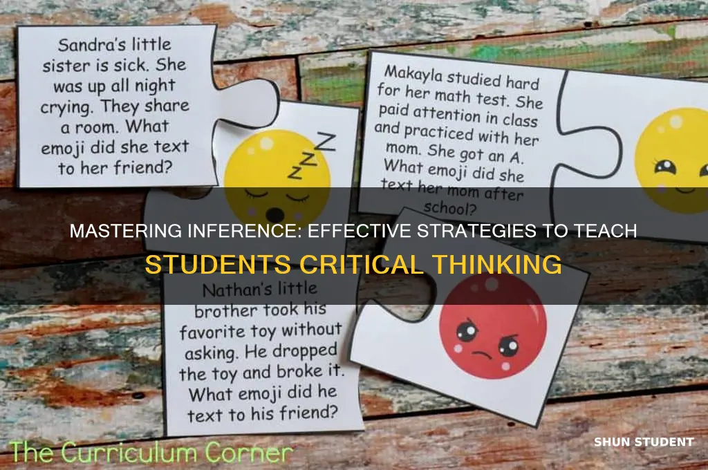 how to teach students inference skills