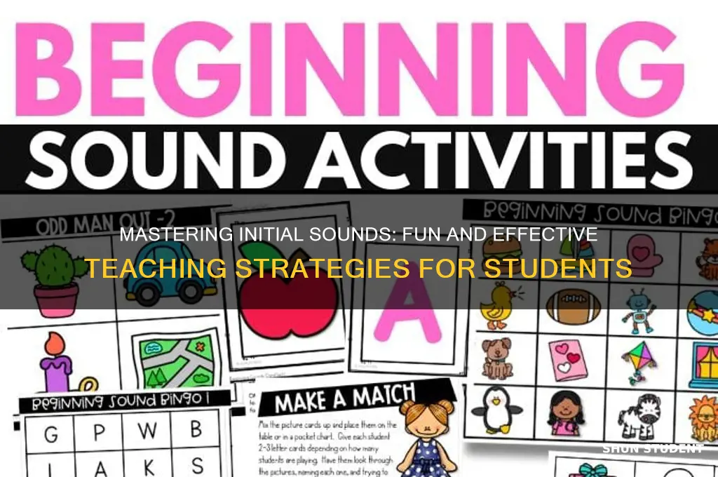 how to teach students initial sounds