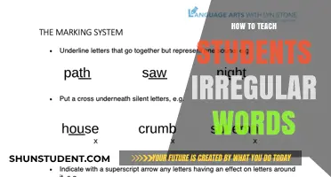 Mastering Irregular Words: Effective Strategies for Teaching Students
