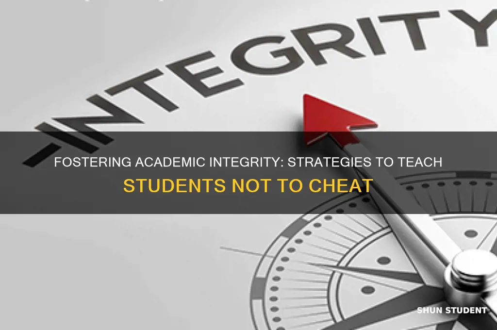 how to teach students not to cheat