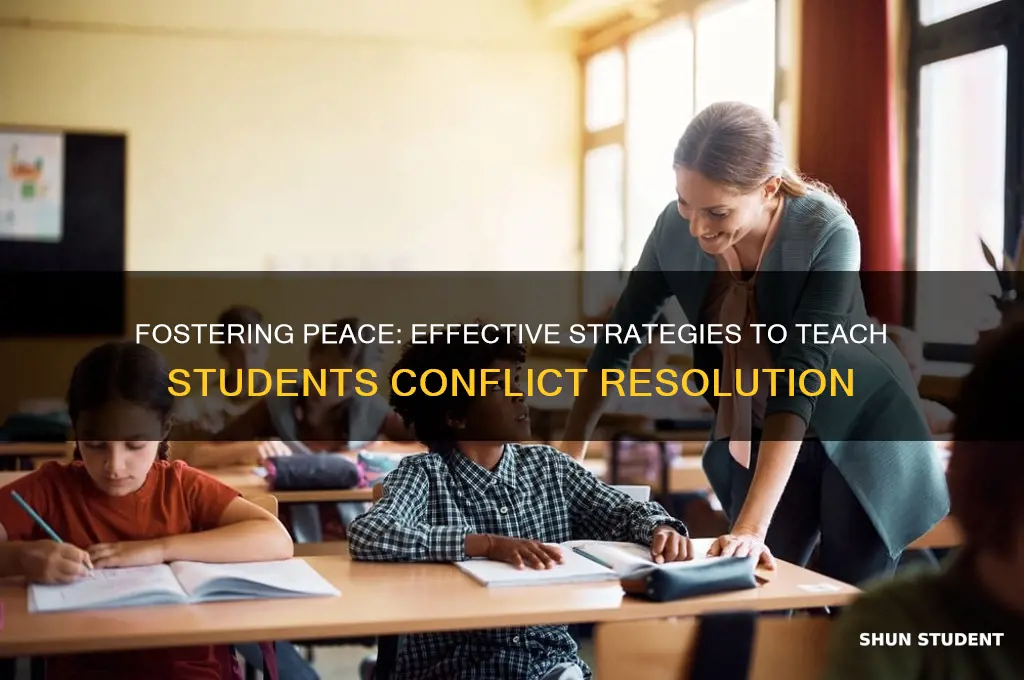 how to teach students not to fight