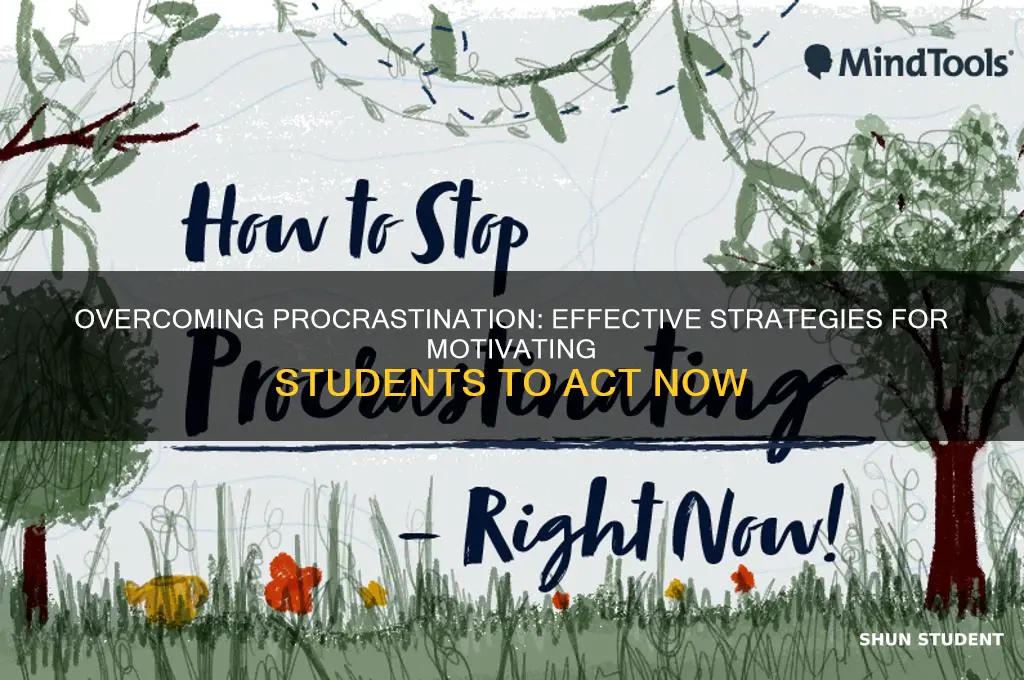 how to teach students not to procrastinate