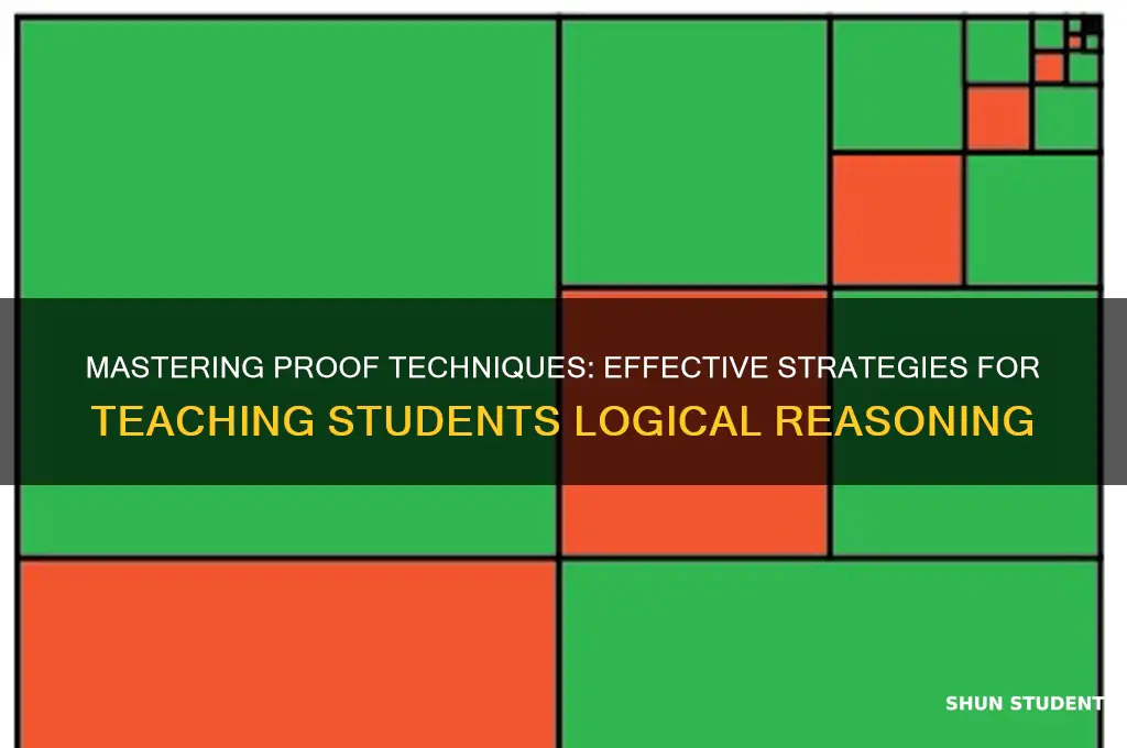 how to teach students proofs