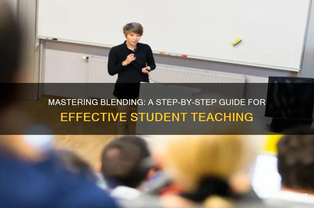 how to teach students step by step blending