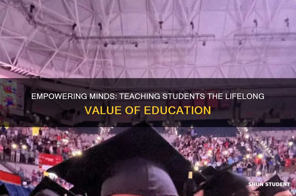 how to teach students the importance of education