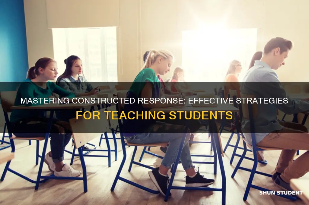 how to teach students to answer constructed response questions