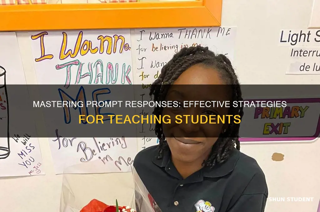 how to teach students to answer prompts