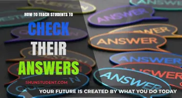 Mastering Self-Assessment: Effective Strategies to Teach Students Answer Verification