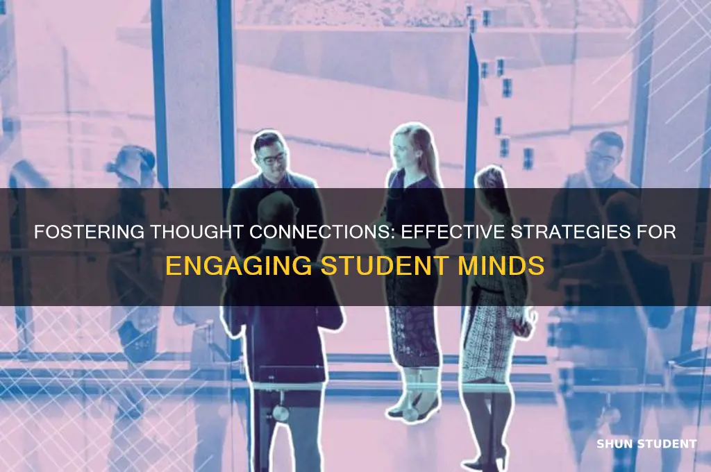 how to teach students to connect their thoughts
