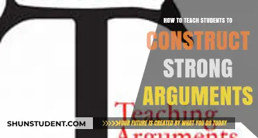 Mastering Persuasion: Teaching Students to Craft Powerful Arguments Effectively