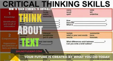 Empowering Critical Thinkers: Strategies for Analyzing Text Effectively